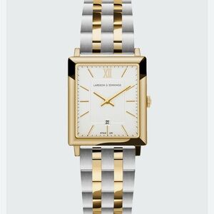 Larsson & Jennings 40mm Gold and Silver Boyfriend Watch